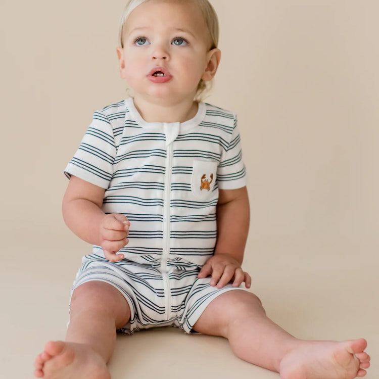 Marquise By The Sea Short Sleeve Romper