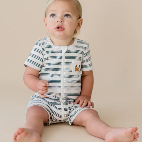 Marquise By The Sea Short Sleeve Romper