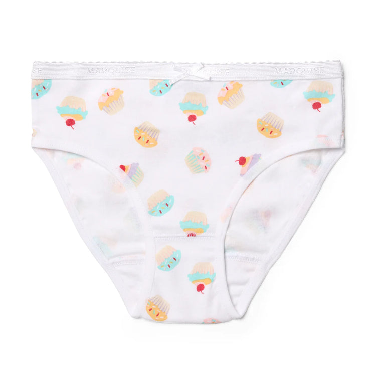 Marquise Girls Cupcake Underwear 2 Pack