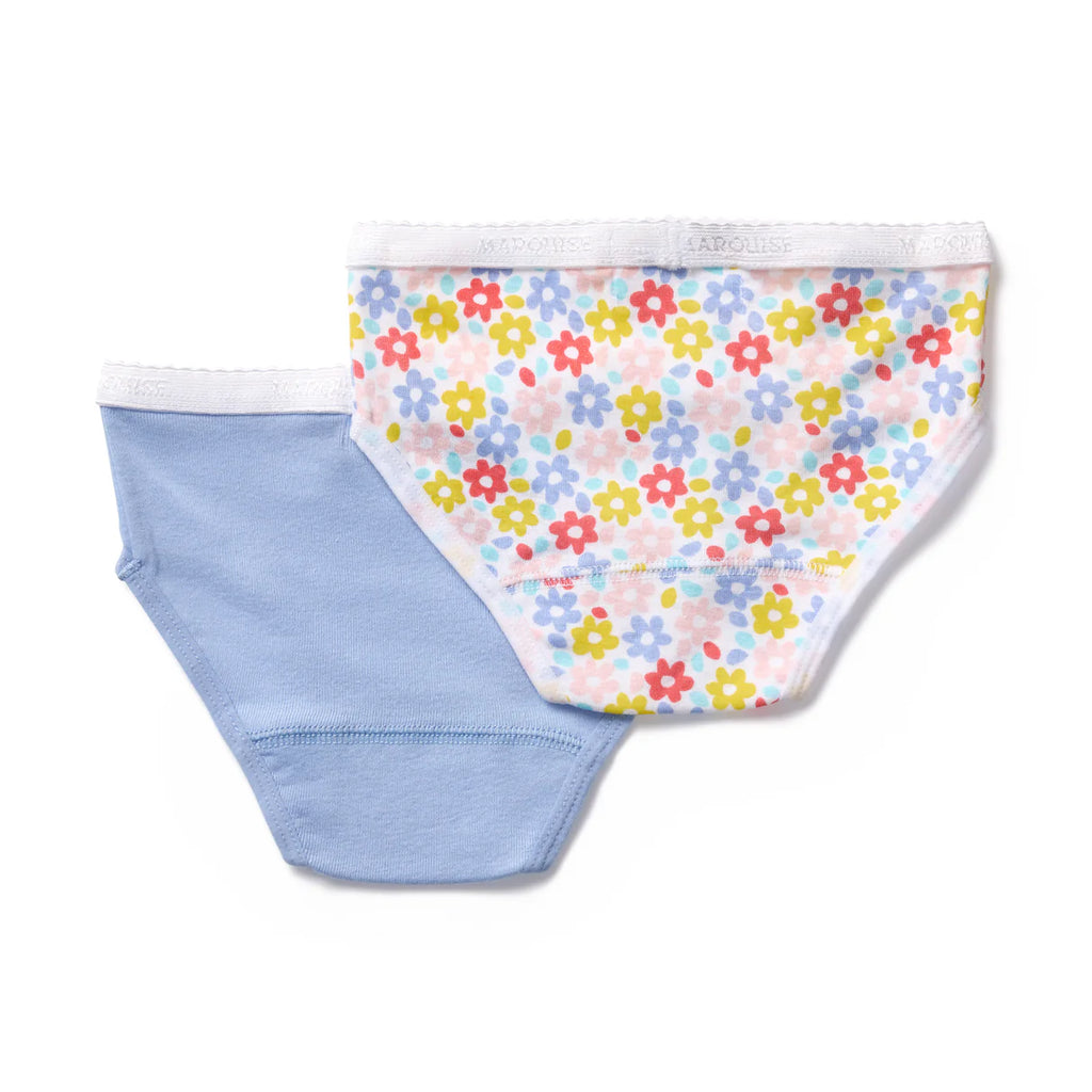 Marquise Blue Floral Underwear 2 Pack