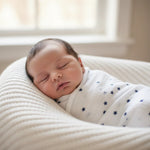 Alimrose Muslin Swaddle Navy Stars