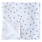 Alimrose Muslin Swaddle Navy Stars