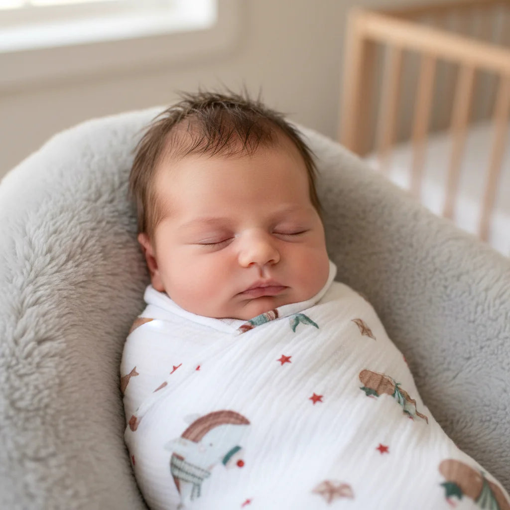 Alimrose Muslin Swaddle Whales