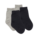 Marquise  Grey and  Navy Knitted Socks 2 Pack