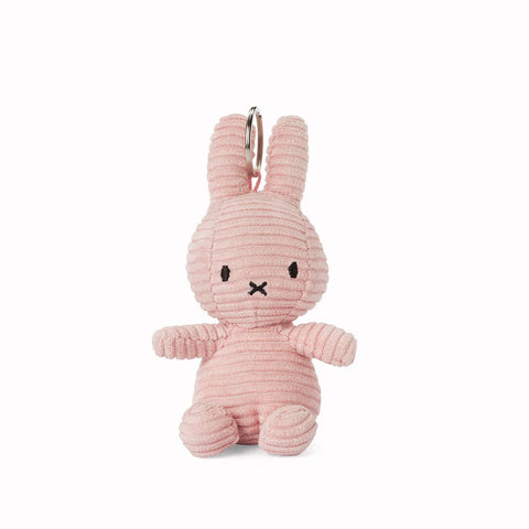 Miffy  Keychain ECO Corduroy Pink 10cm