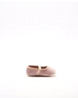 Walnut  Mini Arlo Ballet - Blush Velvet  Pink