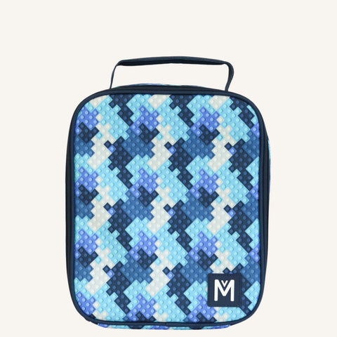 MontiiCo Large Lunch Bag- Block Land