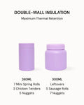 MontiiCo Insulated Snack Pot - Bubblegum