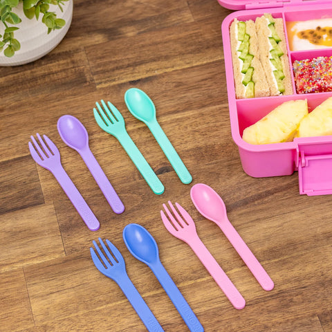 MontiiCo Out & About Cutlery Set - Pastel