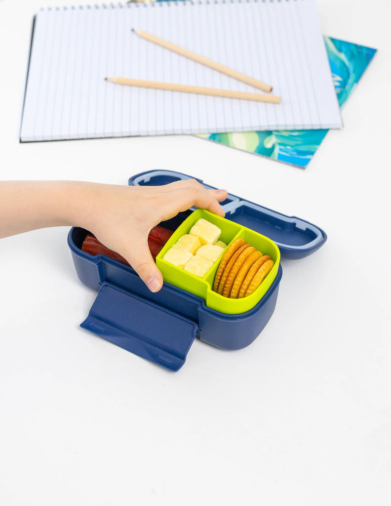 MontiiCo Snack Lunch Box - Navy