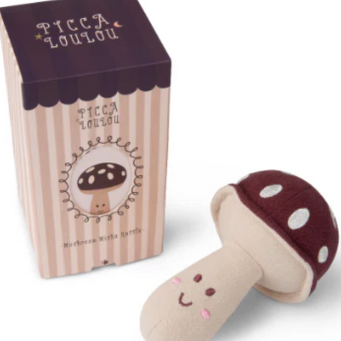 Picca Loulou Mushroom Misha Burgundy in box (12cm)