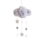 Alimrose  Tulle Cloud Mobile - Mist & Silver