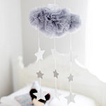 Alimrose  Tulle Cloud Mobile - Mist & Silver