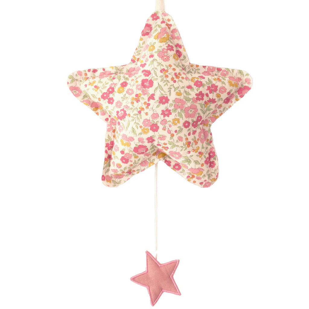 Alimrose Star Musical Blush Linen & Rose Garden