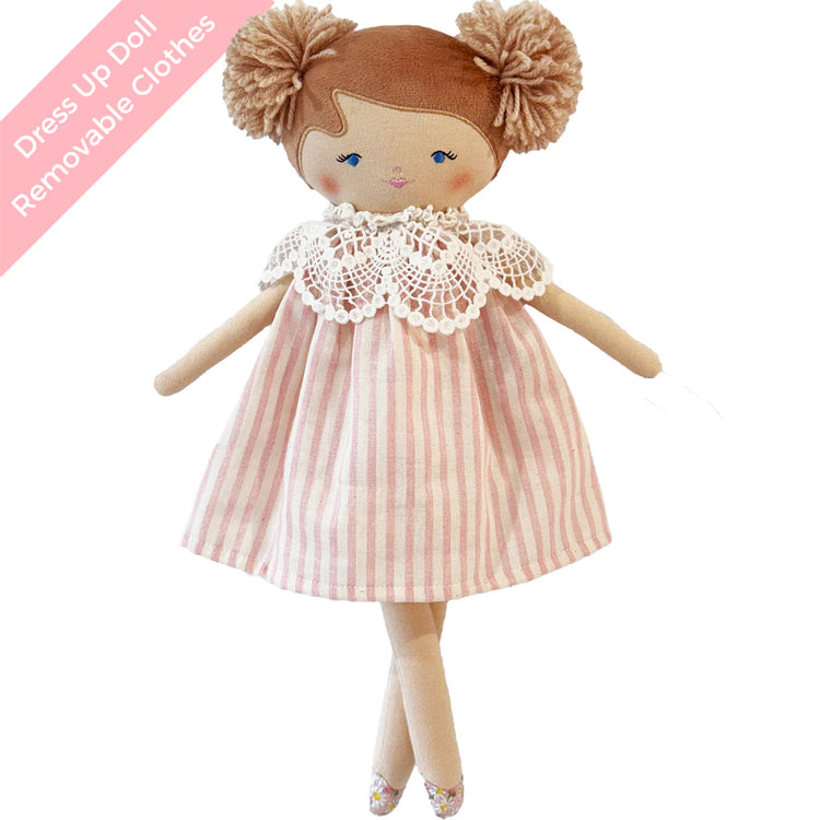 Alimrose Aggie Doll 45cm Pink Stripe