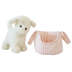 Alimrose Puppy in Carrier 'Marshmallow'