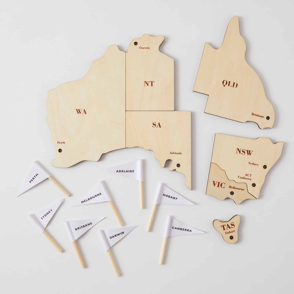 Nordic Kids Map Of Australia Puzzle