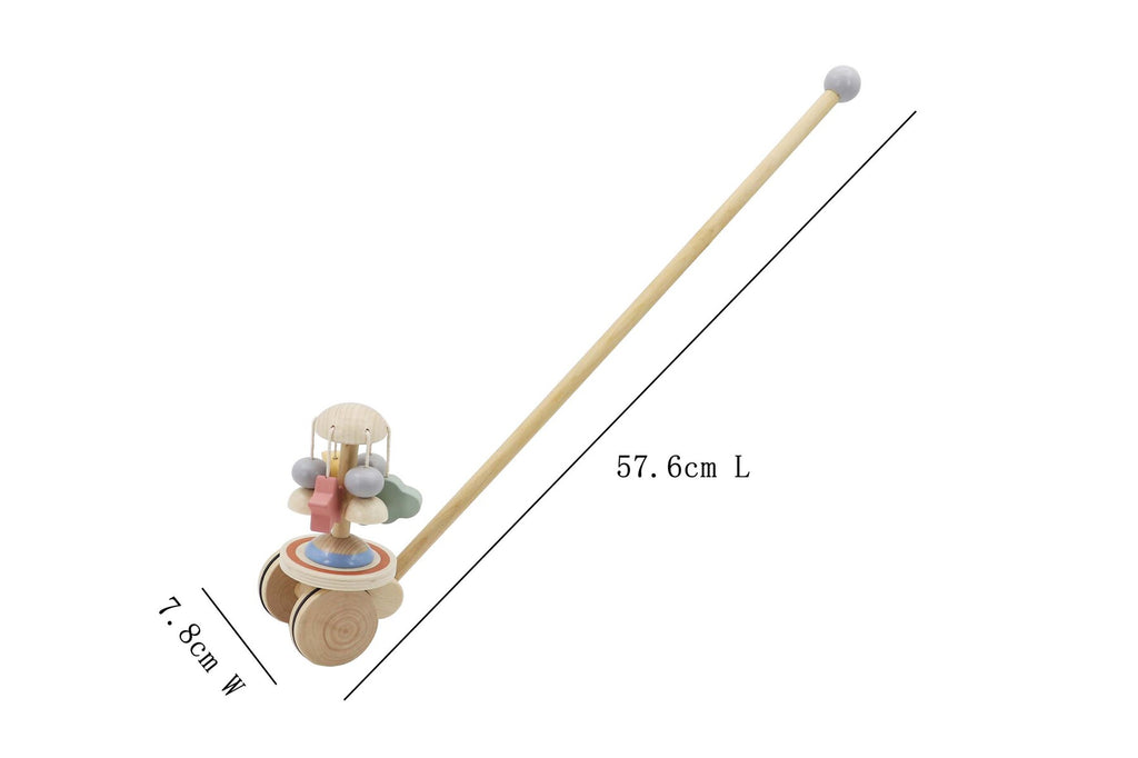 CALM & BREEZY PUSH ALONG SPINNING CAROUSEL