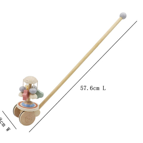 CALM & BREEZY PUSH ALONG SPINNING CAROUSEL