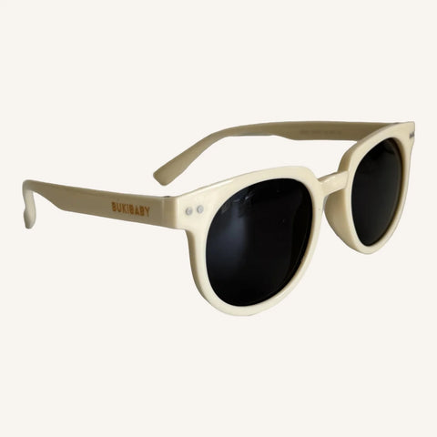 BUKIBABY 4+ Neo Shades -Polarised Kids Sunglasses Polar White