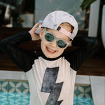 BUKIBABY 4+ Neo Shades -Polarised Kids Sunglasses Sage