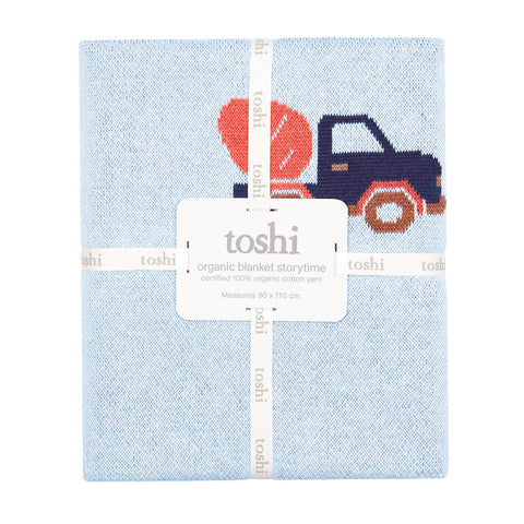 Toshi Organic Blanket Storytime-Mr Cement