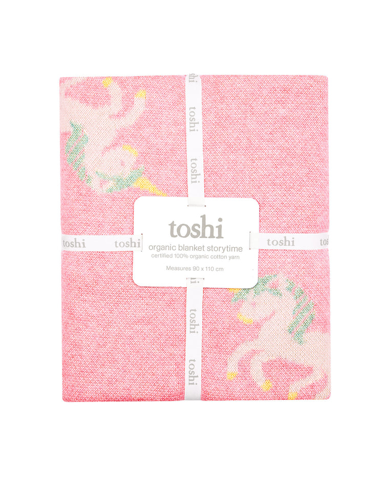 Toshi Organic Blanket Storytime-Unicorn