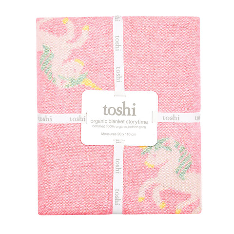 Toshi Organic Blanket Storytime-Unicorn