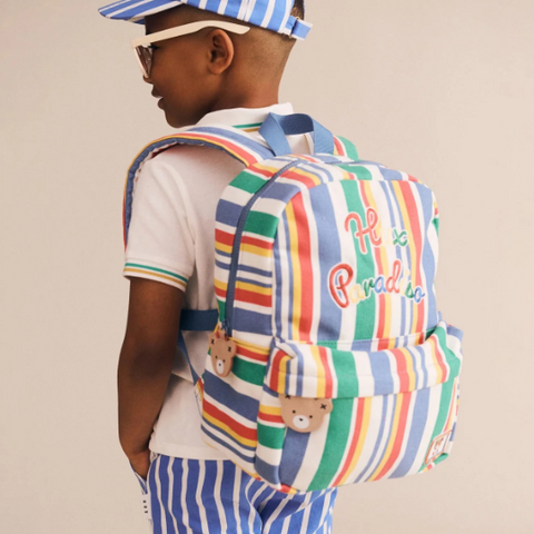 Huxbaby Ocean Ticking  Pinstripe Short