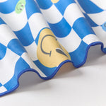 Lesimo Sand Free Kids Hooded Towel - Smiley Face with free wet bag