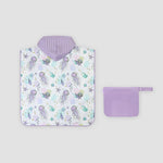 Lesimo Sand Free Kids Hooded Towel - Jelly Joy with free wet bag