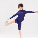 Lesimo Boys Long Sleeve Training Rash Top - Navy