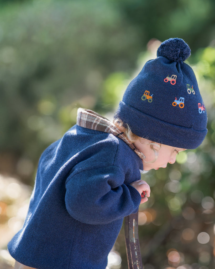 Toshi Organic Beanie Mystical- Tiny Tractors