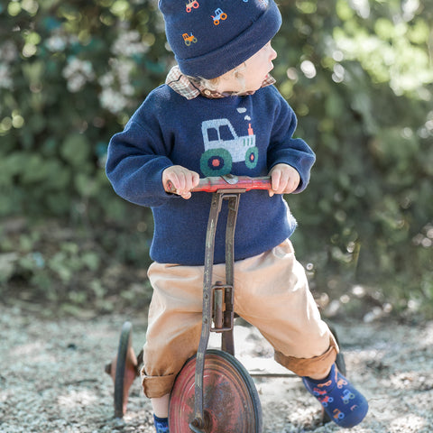 Toshi Organic Beanie Mystical- Tiny Tractors