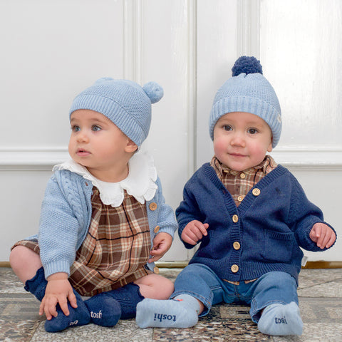 Toshi Organic Beanie Snowy - Bluebell