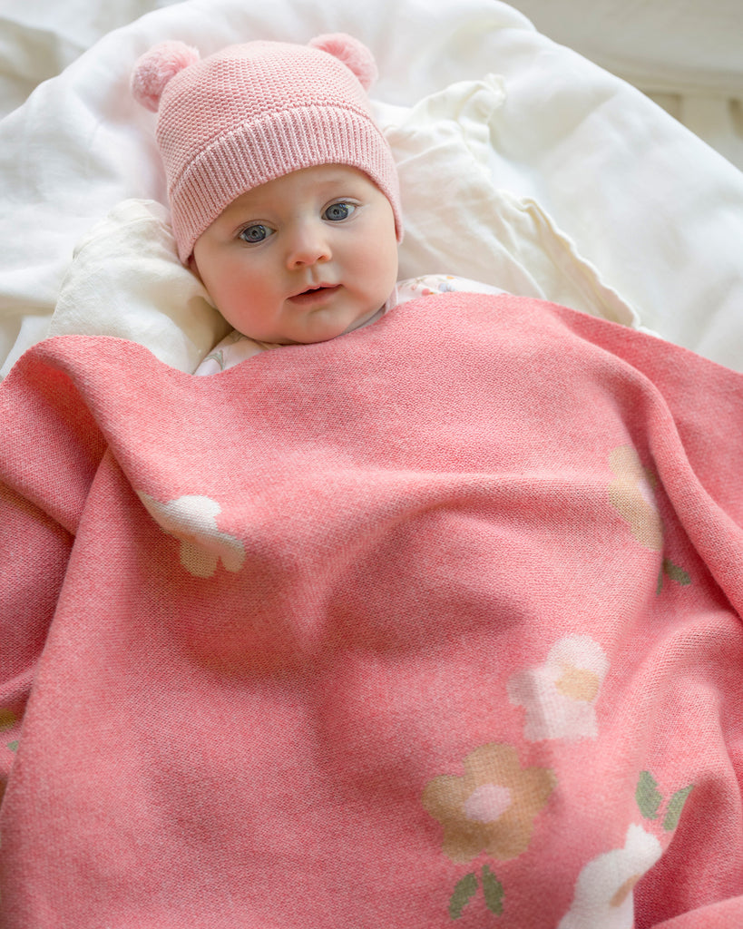 Toshi Organic Beanie Snowy -Misty Rose