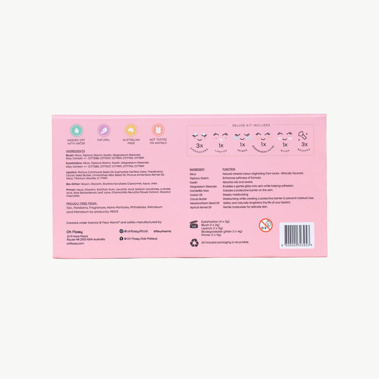 Oh Flossy X  Fleur Harris- Garden of  Dreams  Collection  Deluxe  Makeup &  Glitter Set
