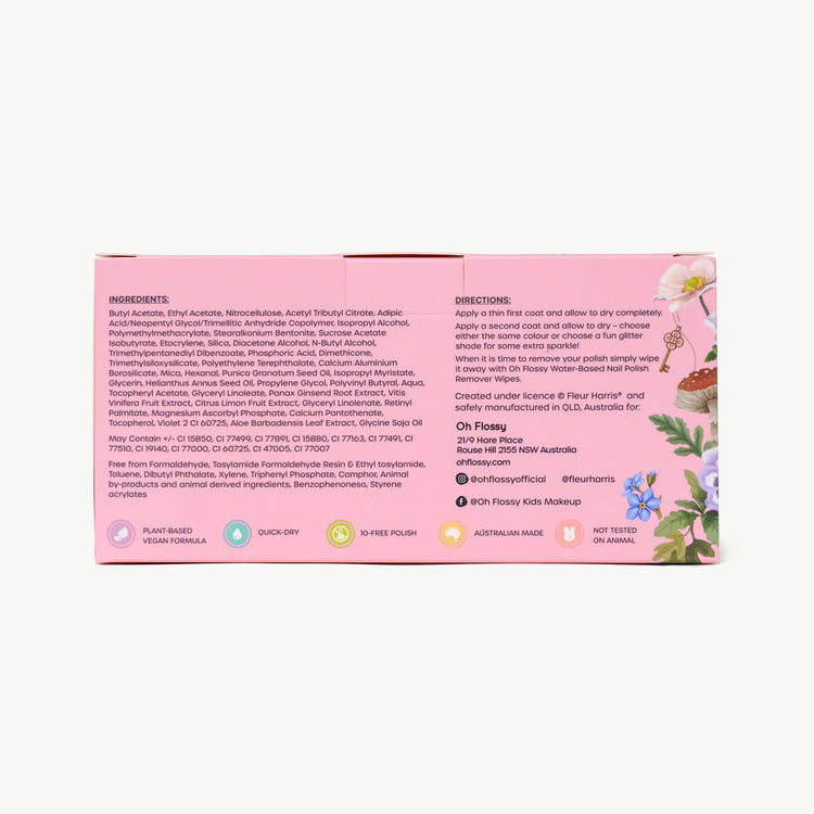 Oh Flossy X  Fleur Harris- Garden of  Dreams  Collection  Nail Polish  Set