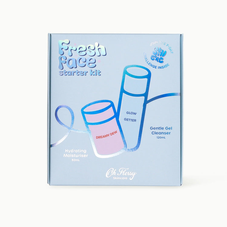 Oh Flossy  Skincare  Fresh Face  Starter Kit