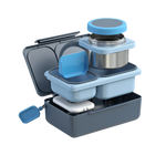 OmieBox UP Hot & Cold Bento Box- Graphite