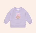 Huxbaby Orchid Easter Bunny Sweatshirt