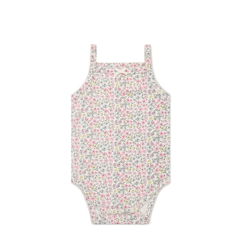 Jamie Kay Organic Cotton Bridget Singlet Bodysuit - Fifi Mini  Slightly Pink