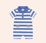 Huxbaby Peekaboo  Hux Polo Romper