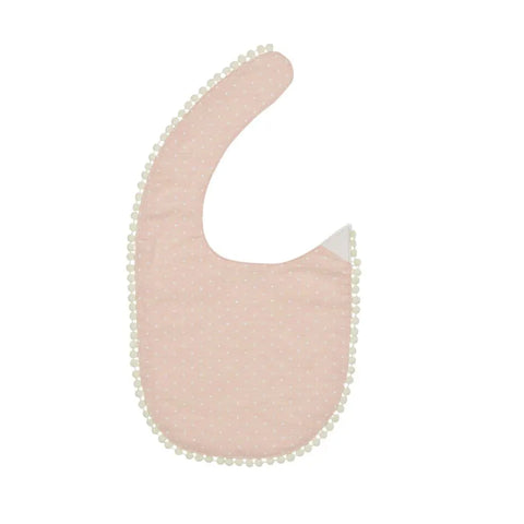 Arthur Ave Bib Pink Dot
