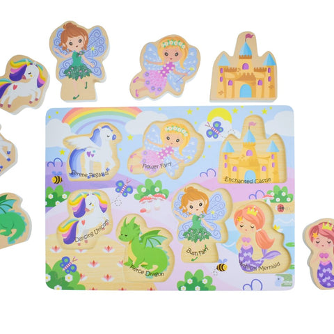 WOODEN CHUNKY PUZZLE FANTASY FAIRYTALE