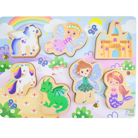 WOODEN CHUNKY PUZZLE FANTASY FAIRYTALE