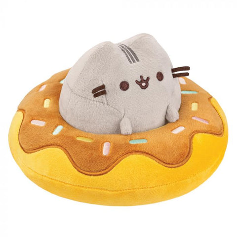 PUSHEEN IN CHOCOLATE DONUT