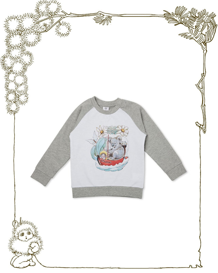 Walnut Melbourne x May Gibbs Baby Jolly Jumper - Good Luck Boat
