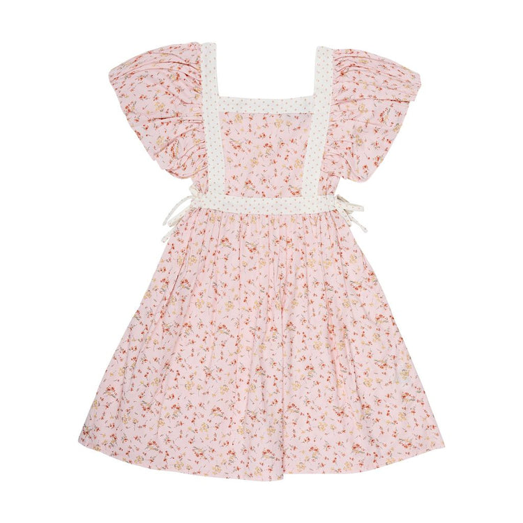 ArthurAve Peach Rose Tie Dress