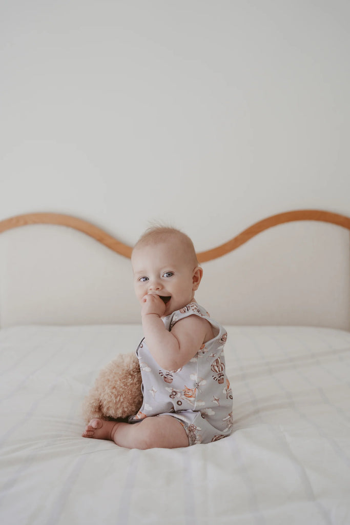 Aster&Oak FLYING FRIENDS  BUBBLE ROMPER